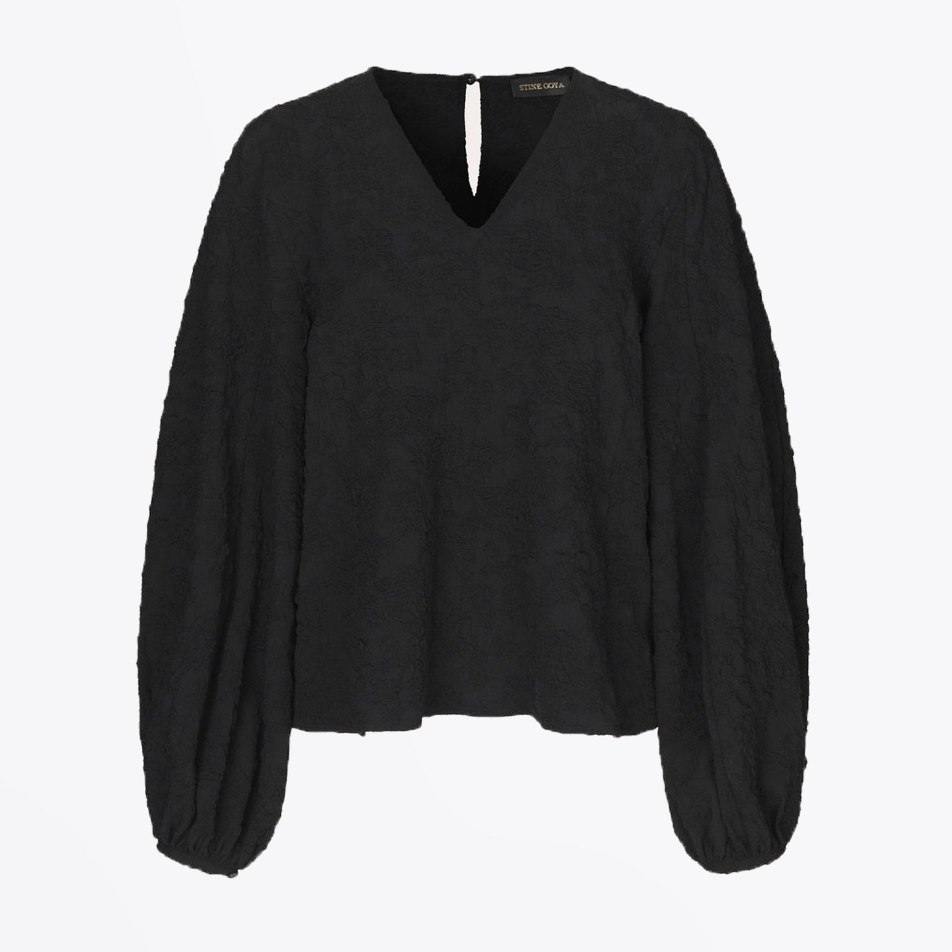 Stine Ida - Textured Blouse - Black