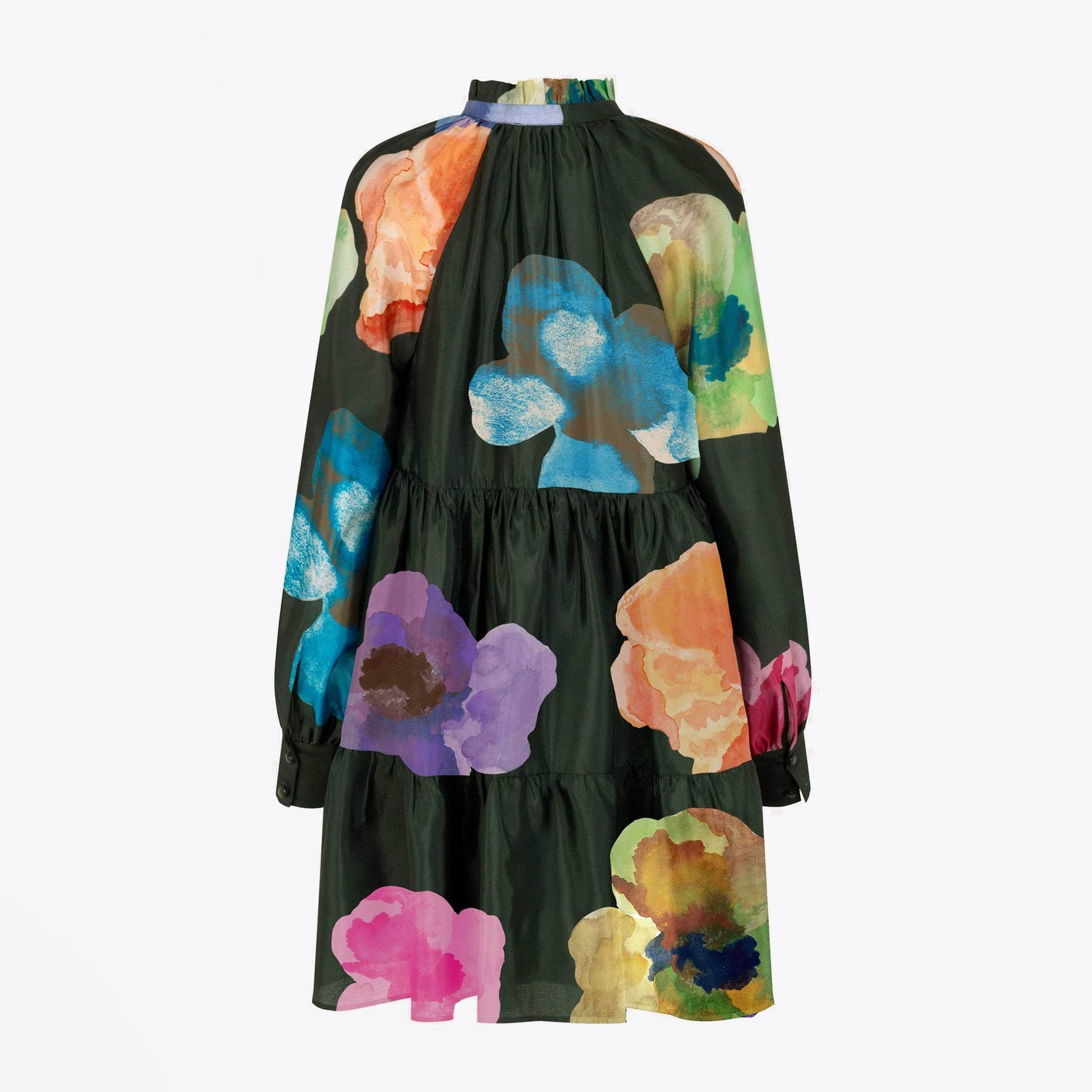 Stine Jasmine - Floral Print Dress - Black/Multi