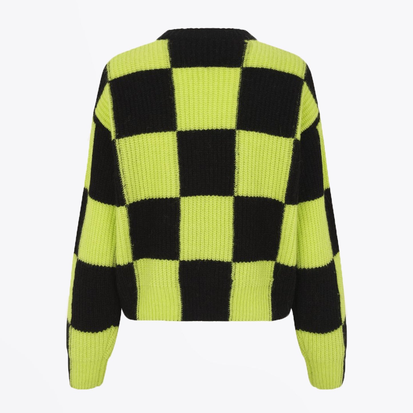 Harry - Check Cardigan - Black/Green
