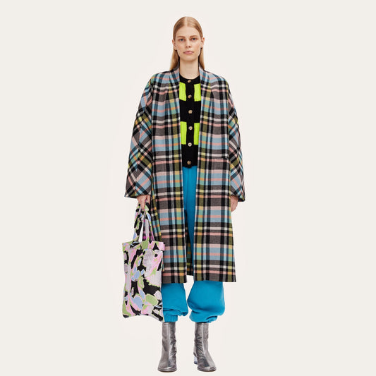 - Fernanda - Check Coat - Multi