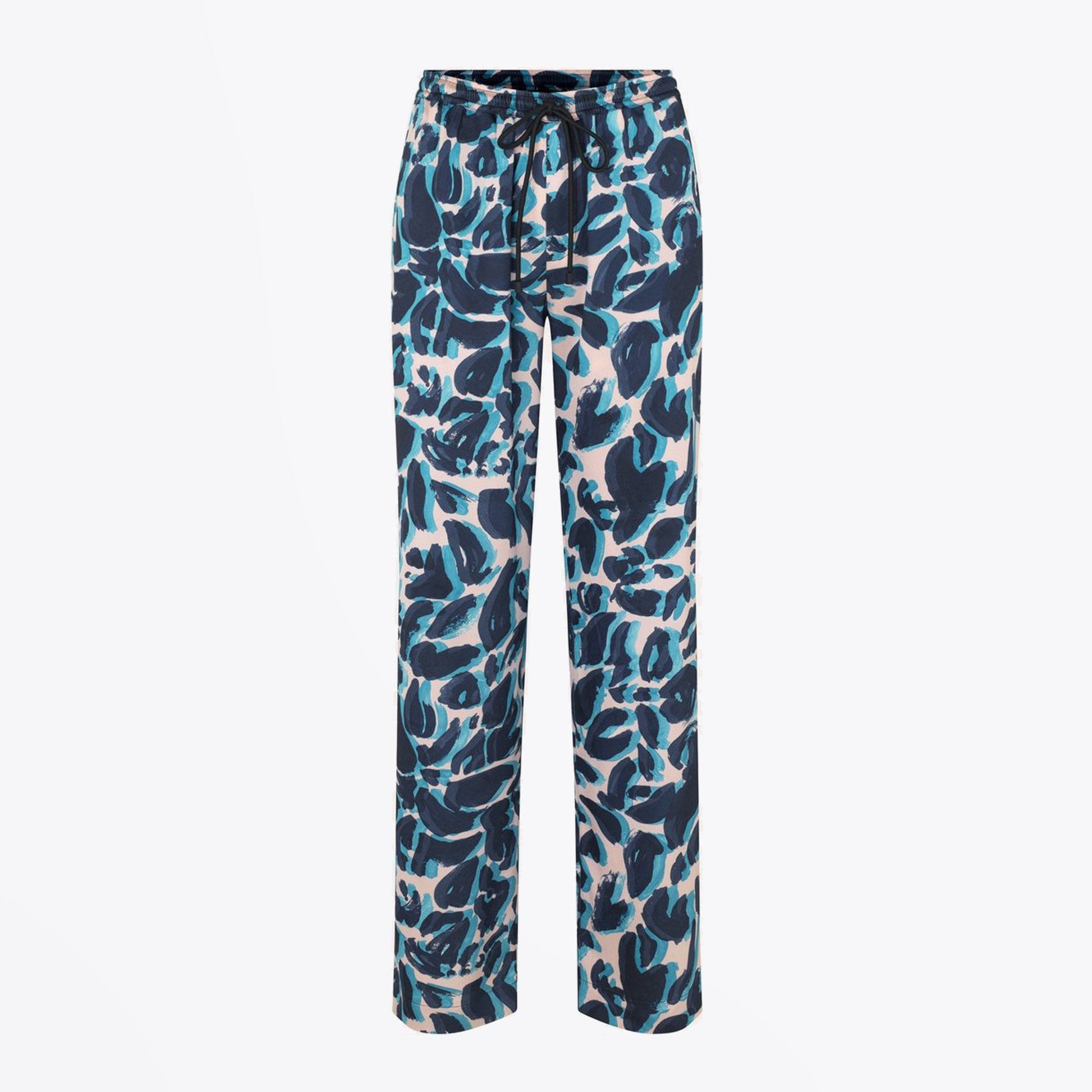 Stine Gulcan - Abstract Leaf Pants - Blue