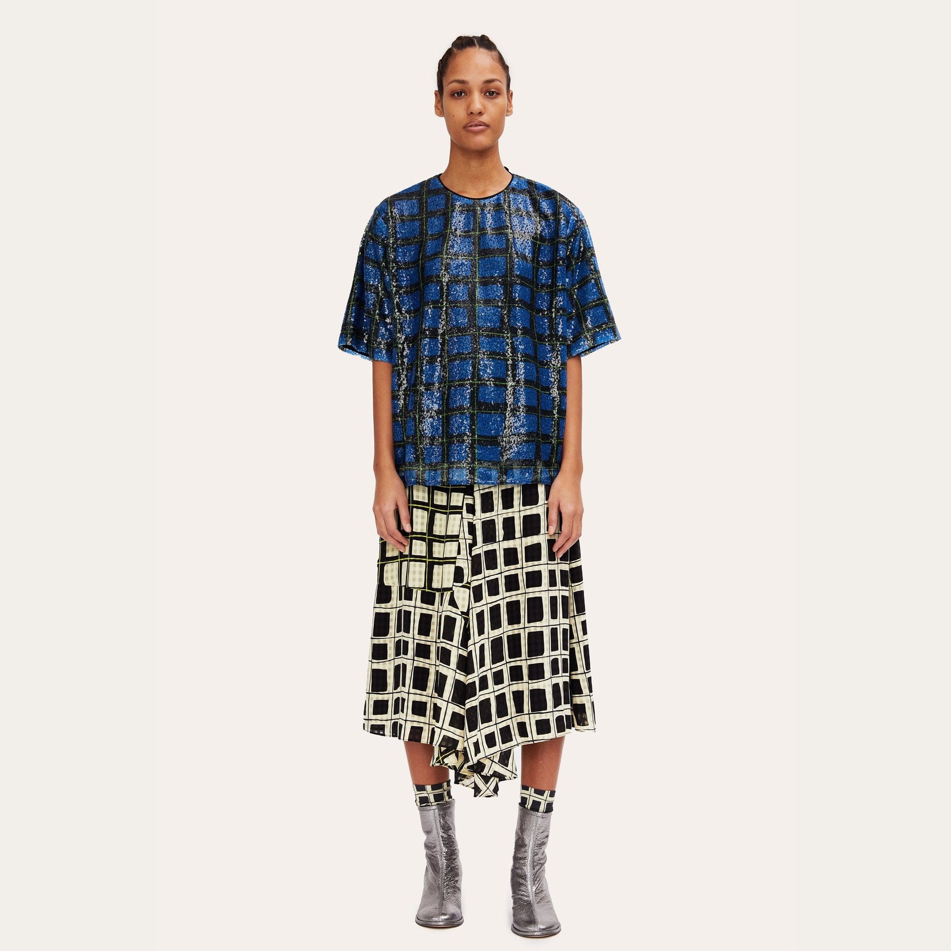 Stine Katalindi - Sequin Top - Blue