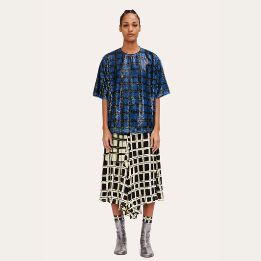 Katalindi - Sequin Top - Blue