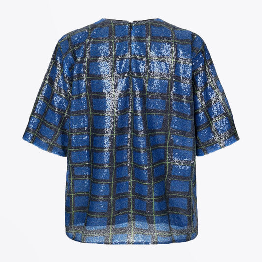 Katalindi - Sequin Top - Blue