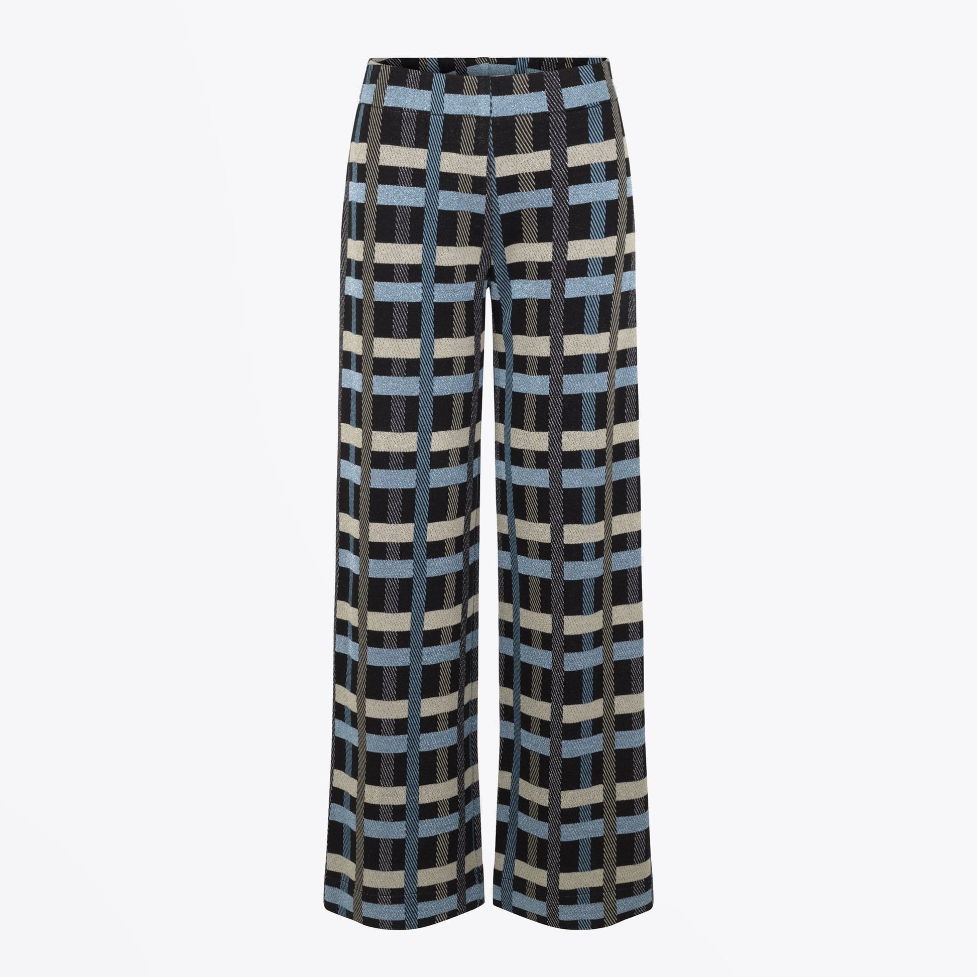Stine Magic - Check Pants - Black/Blue