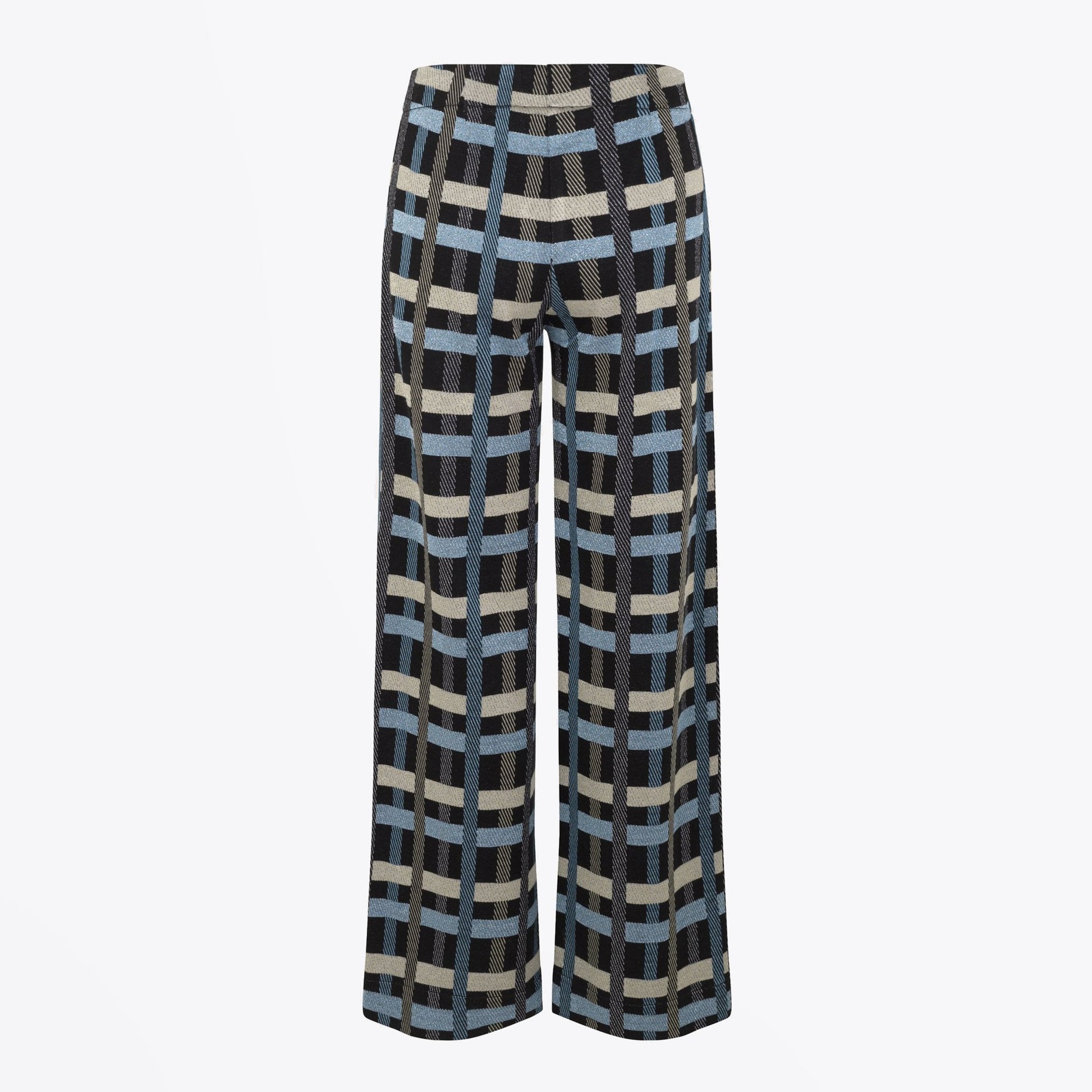 Stine Magic - Check Pants - Black/Blue