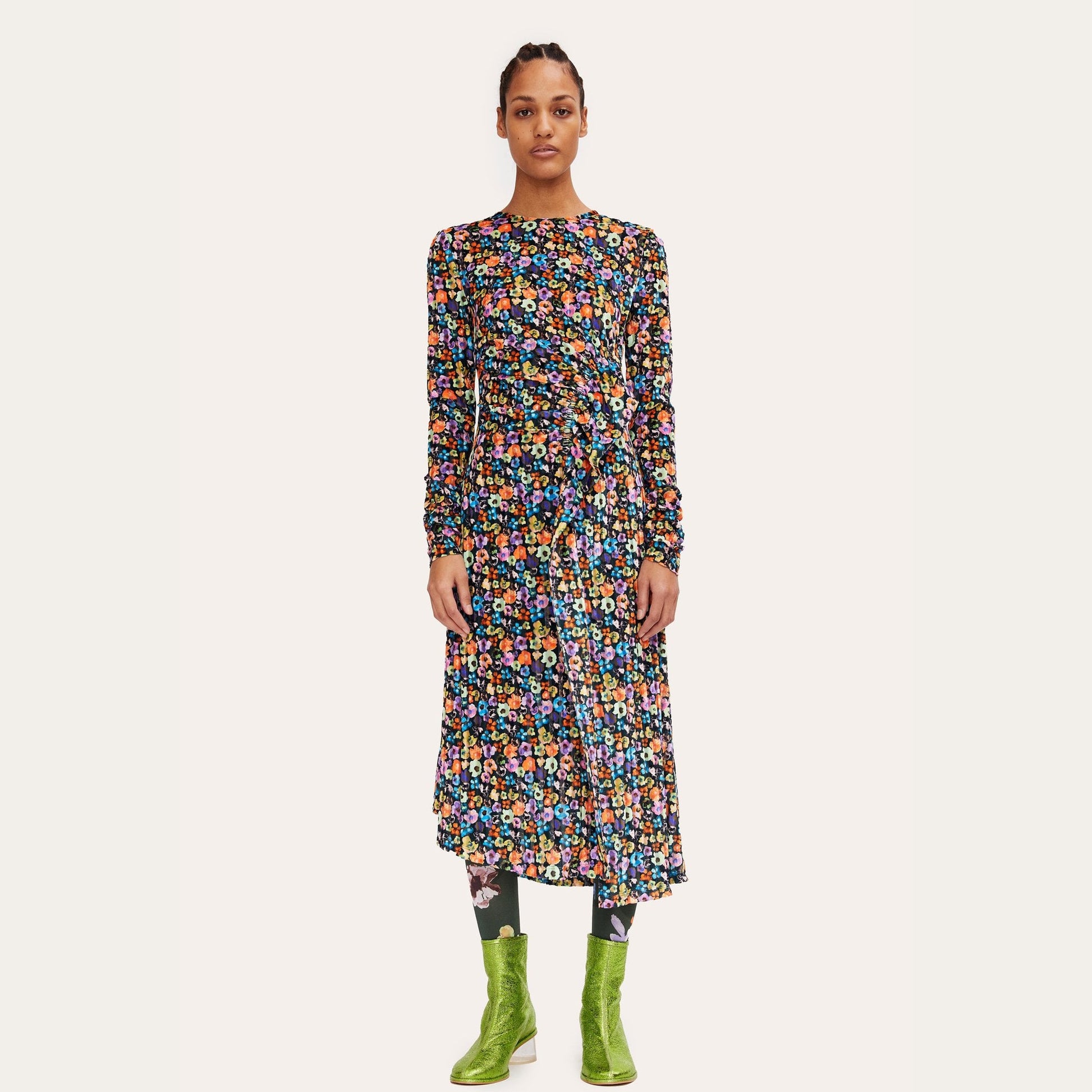 Stine Linn - Floral Midi Dress - Multi