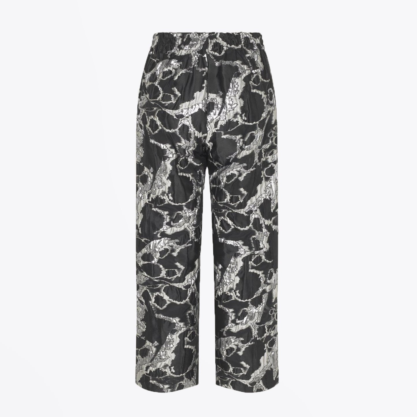 Isra - Jacquard Pants - Black
