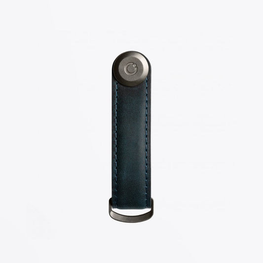 Leather Key Organiser - Marine Blue
