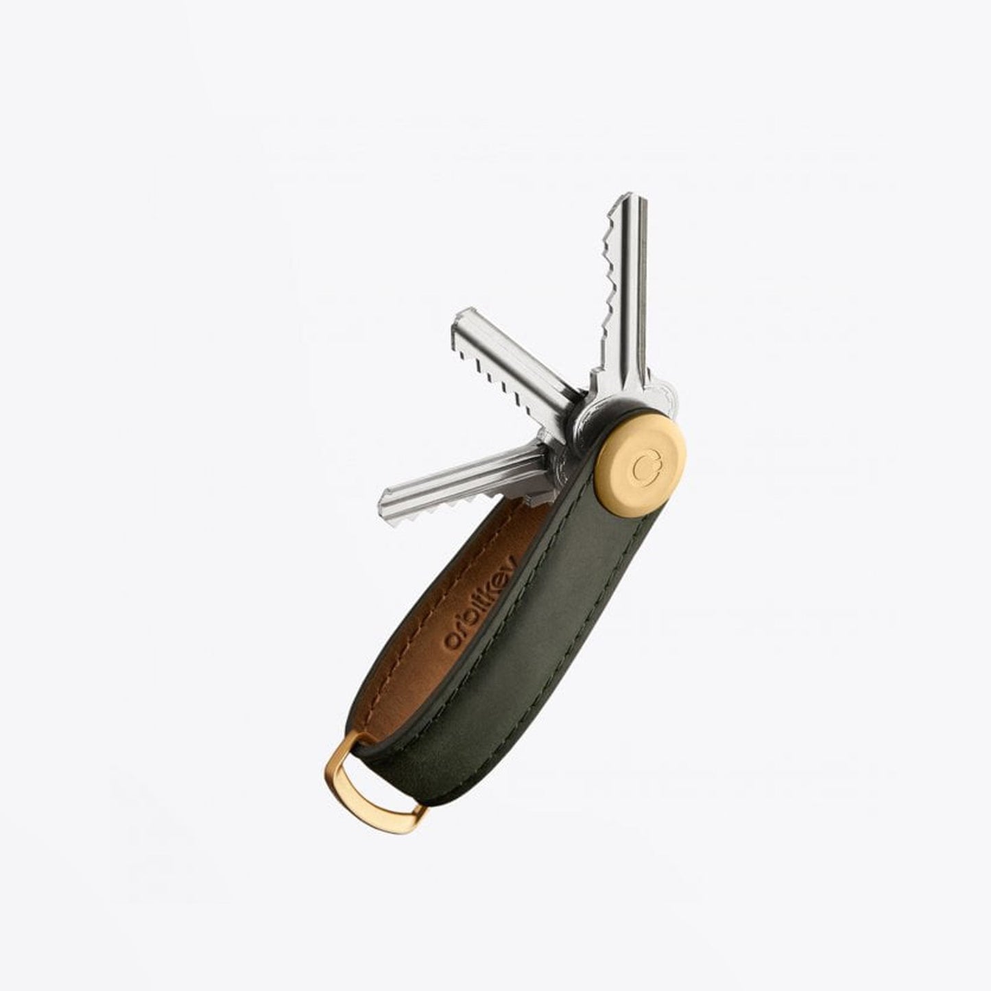 - Leather Key Organiser - Forest Green