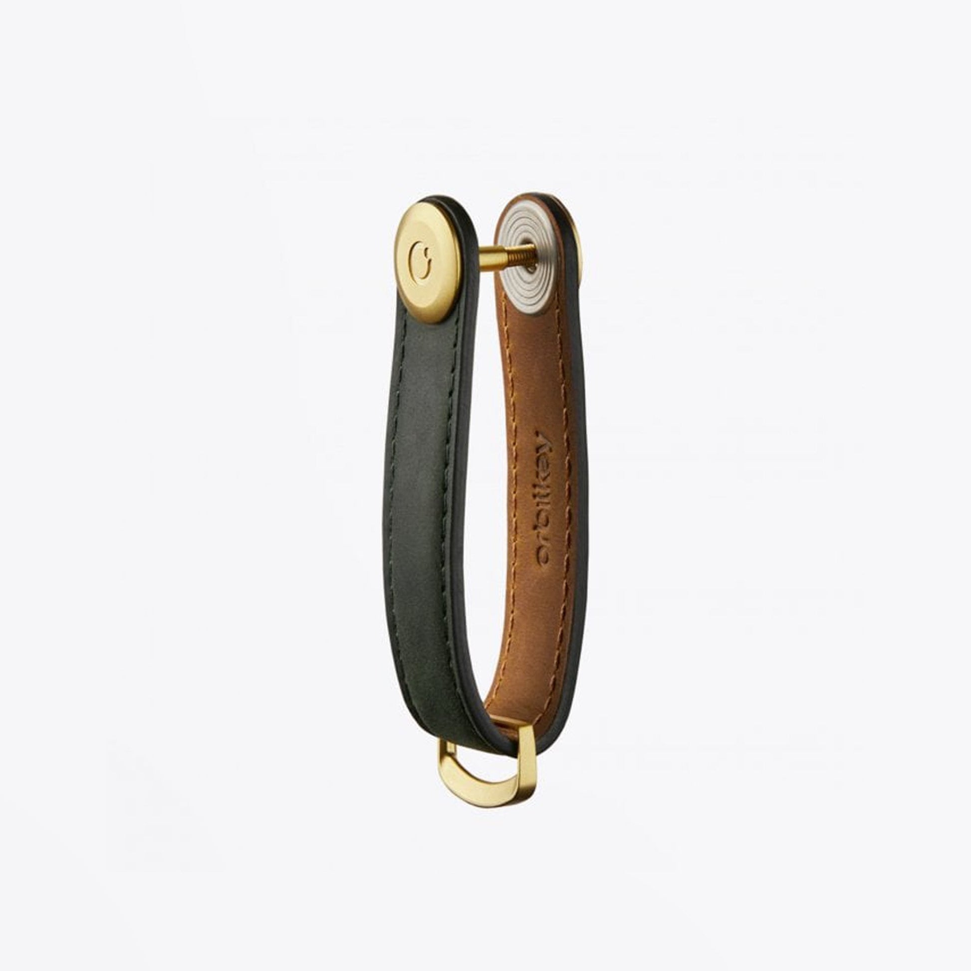 Orbitkey - Leather Key Organiser - Forest Green
