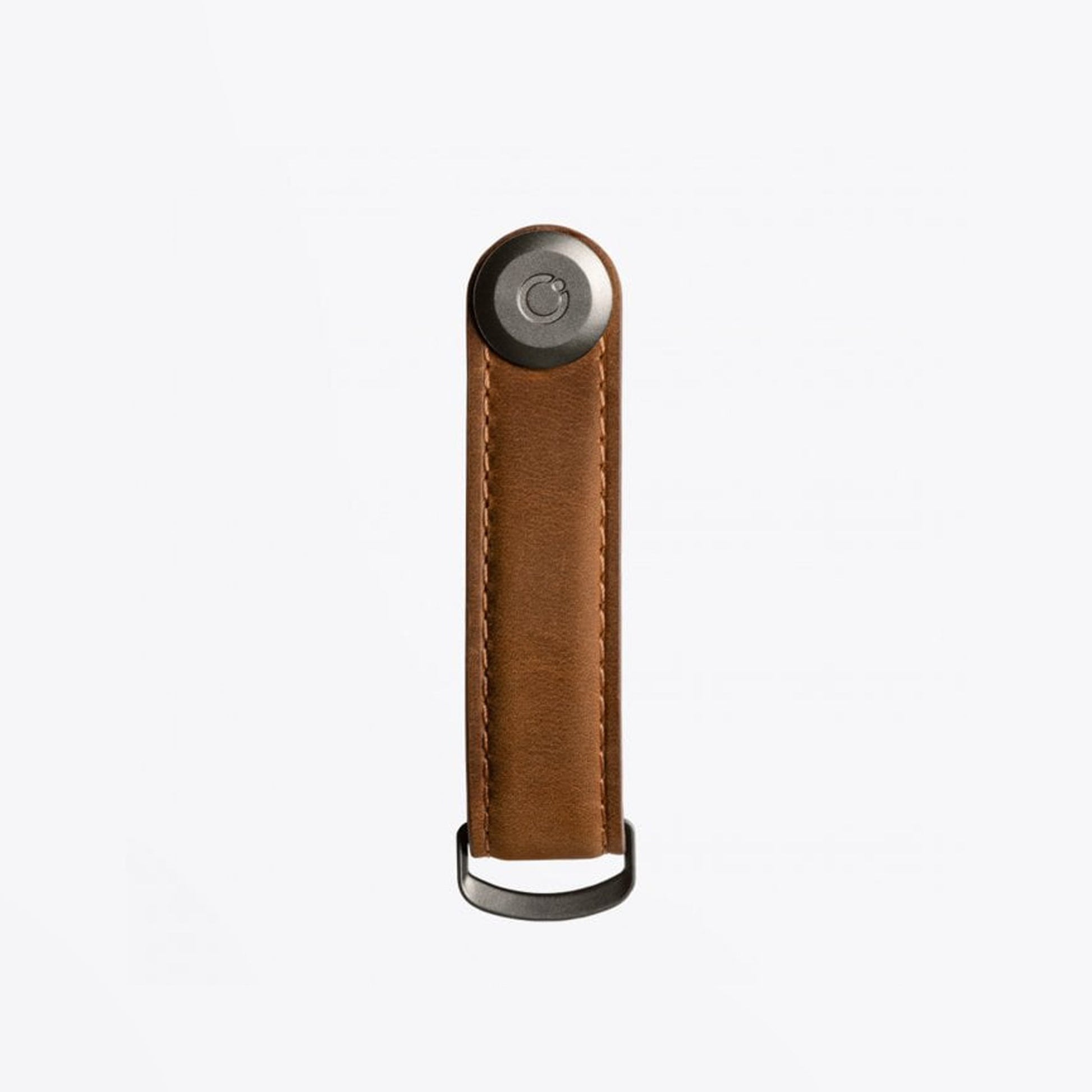 Orbitkey Leather Key Organiser - Oak Brown