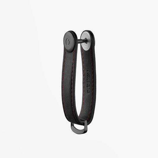 - Smooth Leather Key Organiser - Black