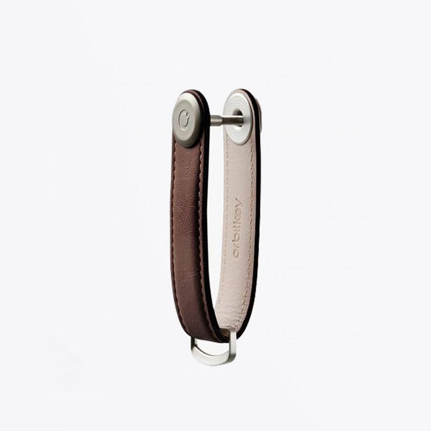 - Smooth Leather Key Organiser - Dark Brown
