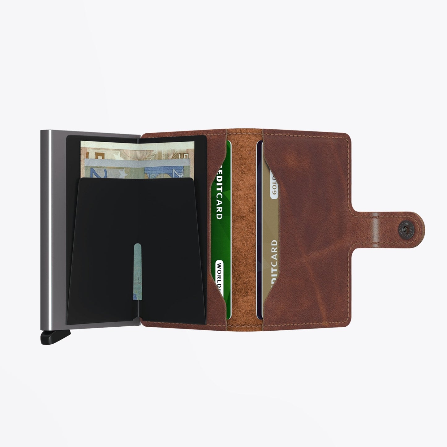 - Miniwallet - Vintage Brown