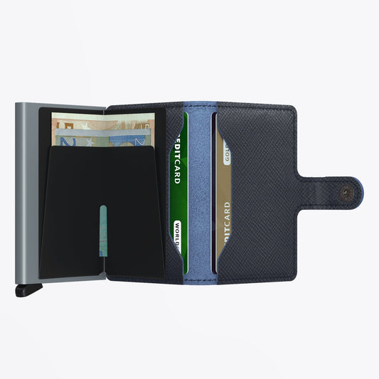 Miniwallet - Saffiano Navy