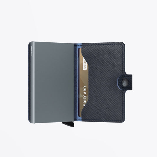 Miniwallet - Saffiano Navy