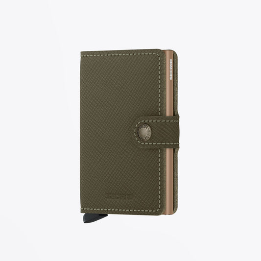 Miniwallet - Saffiano Olive