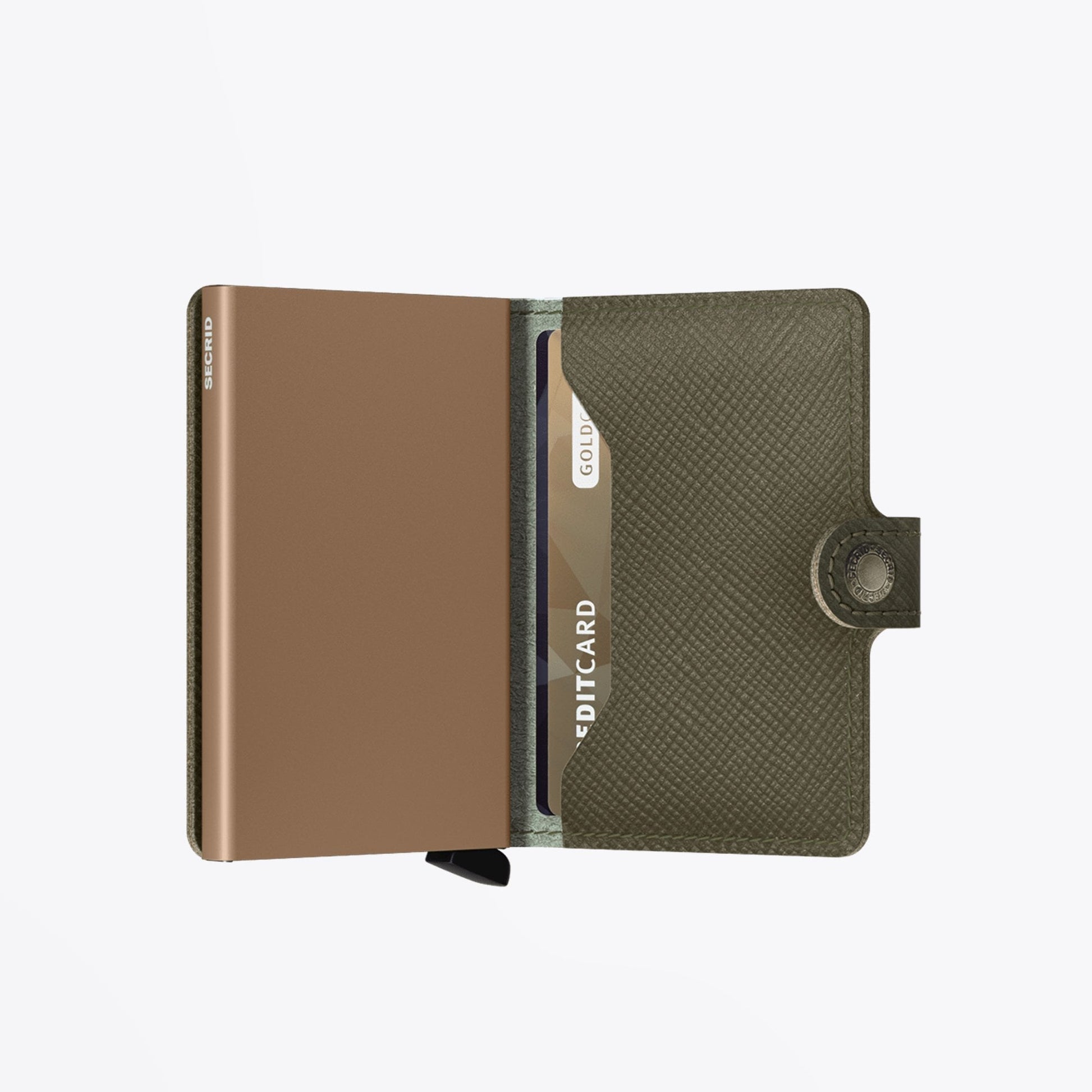 Secrid - Miniwallet - Saffiano Olive