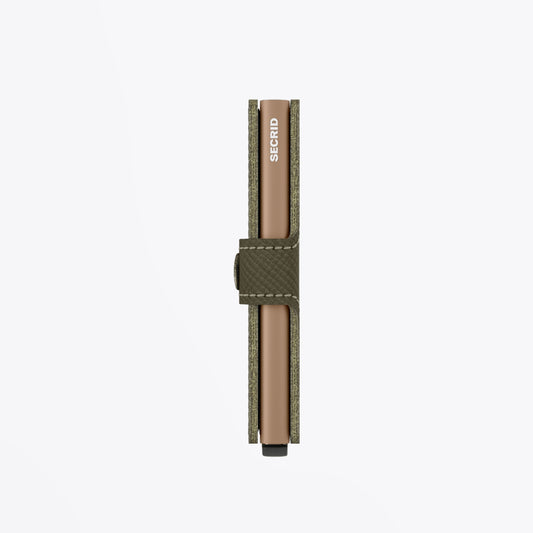 Miniwallet - Saffiano Olive