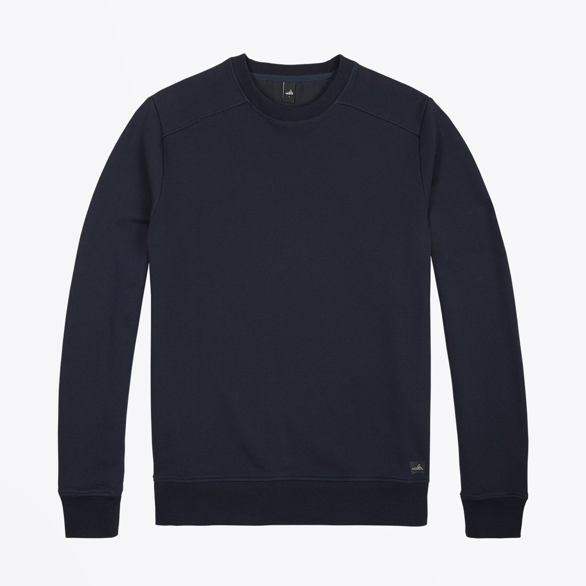 Wahts Moore - Crew Neck Sweater - Dark Navy