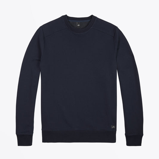 Moore - Crew Neck Sweater - Dark Navy
