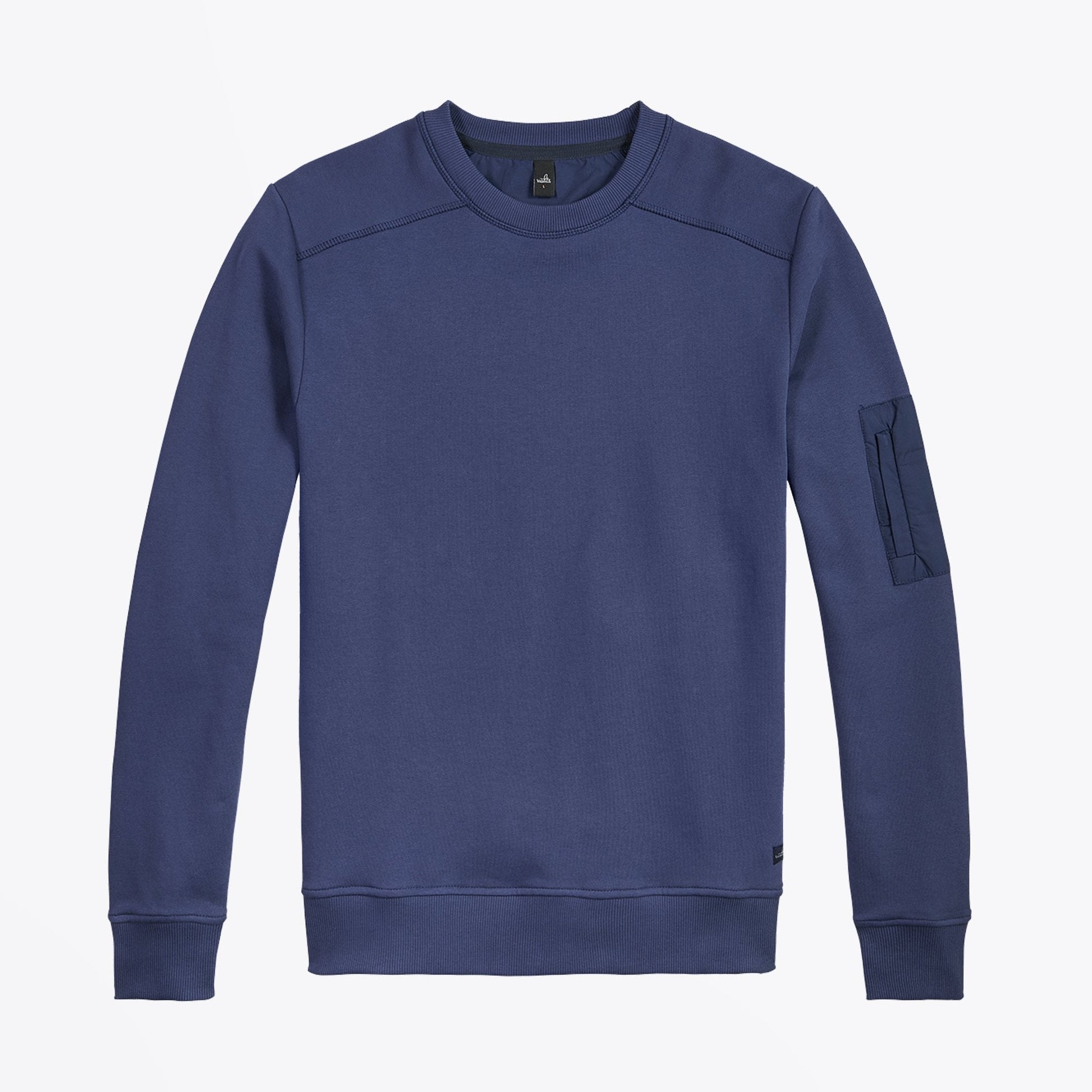 Wahts Moore - Pocket Sleeve Sweater - Blue