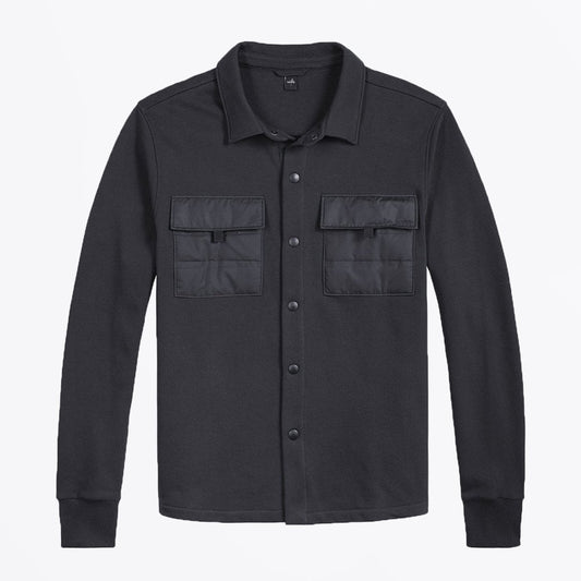 - Patton - Sweatshirt Jacket - Dark Navy