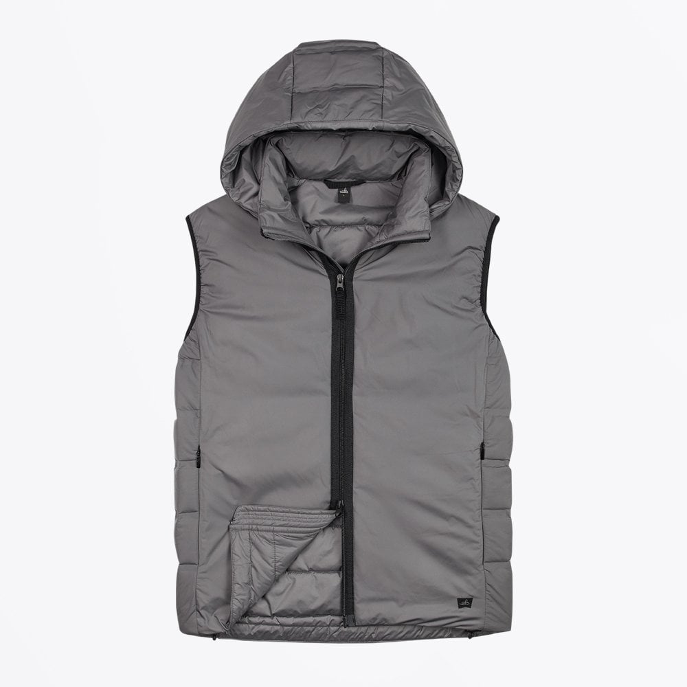 Wahts Hedley - Commuter Vest - Mid Grey
