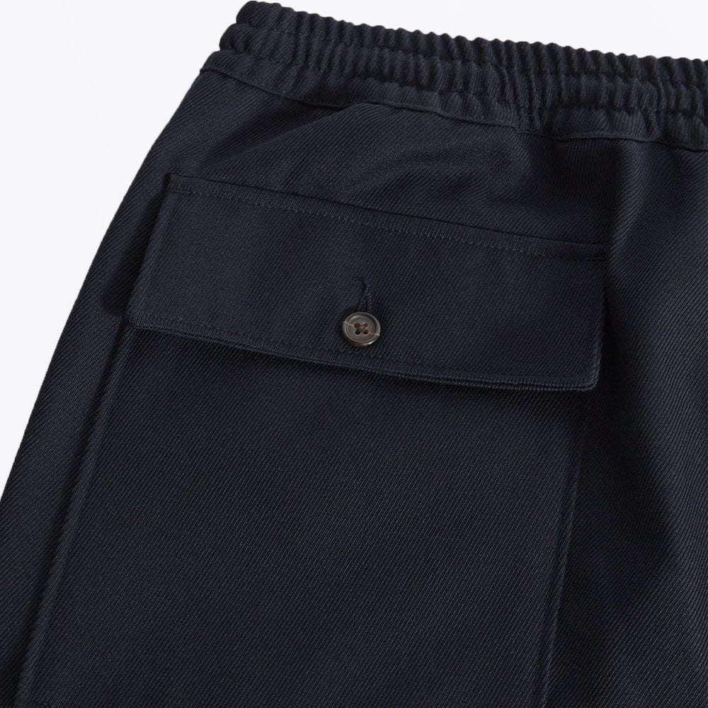 - Wool Twill Deck Pants - Navy