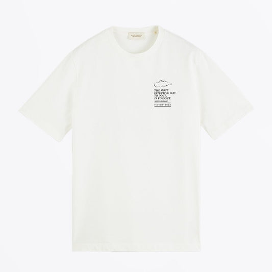 - Organic Cotton Graphic T-shirt - White