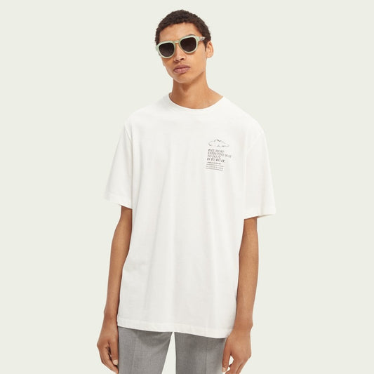 - Organic Cotton Graphic T-shirt - White