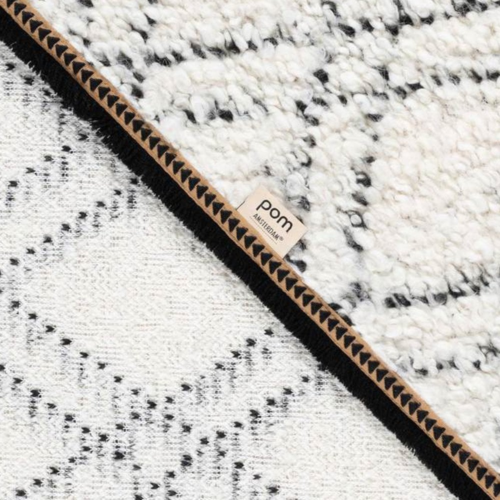 Wool-Blend Teddy Shawl - Ivory