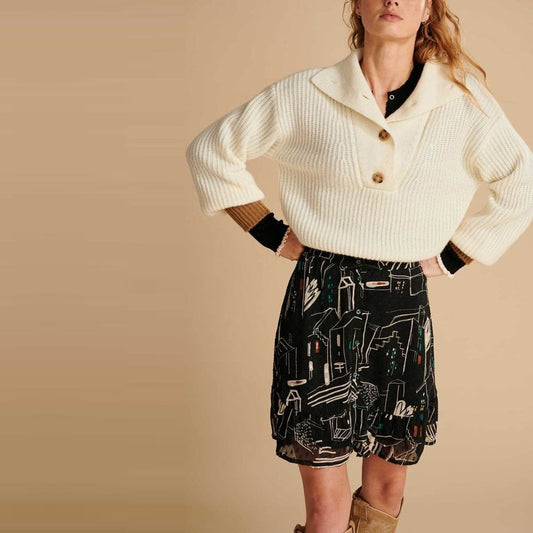Wool-Blend Pullover - Ivory