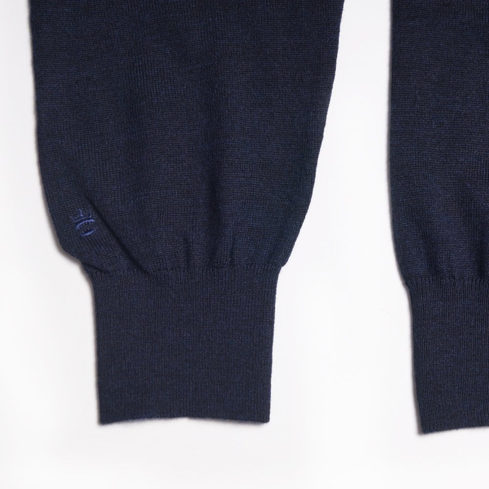 Thomas Merino Polo Shirt - Navy