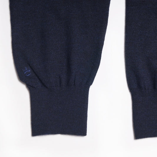 Merino Polo Shirt - Navy