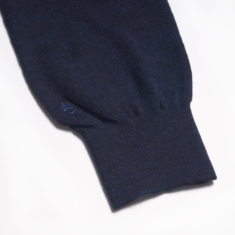 Merino Polo Shirt - Navy