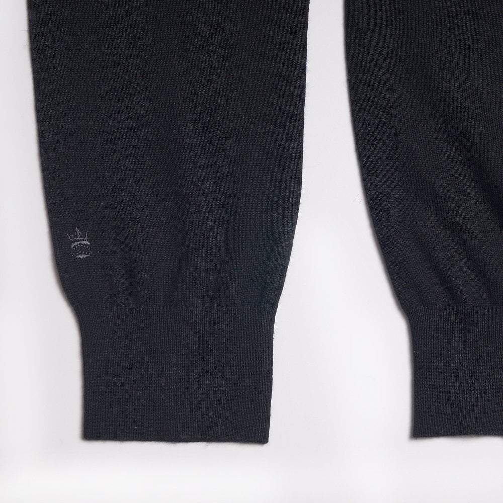 Merino Polo Shirt - Black