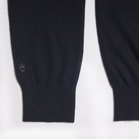 Merino Polo Shirt - Black