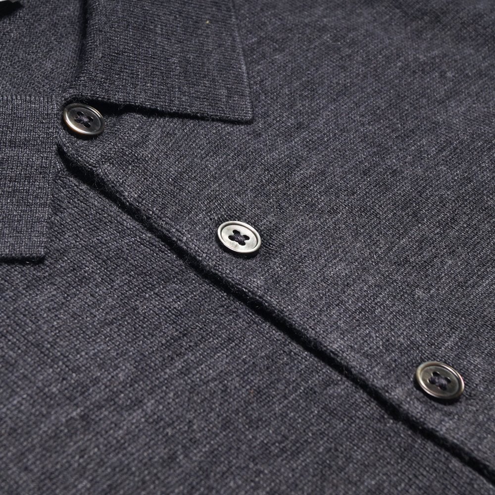 Thomas Merino Polo Shirt - Grey