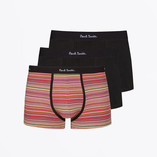 - 3 Pack Multi Boxer Briefs - Black/Multi