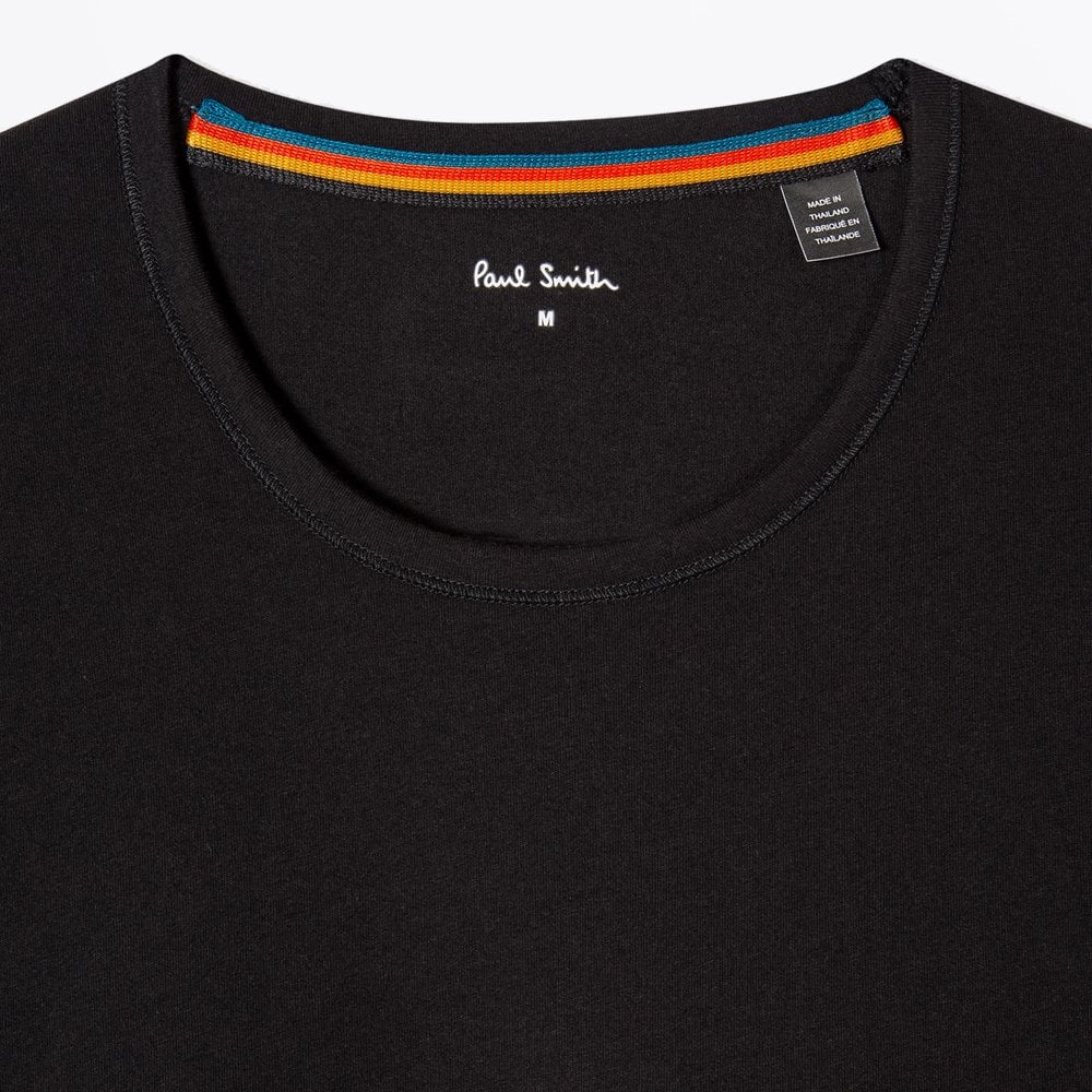 - Cotton Crew Neck T-Shirt - Black