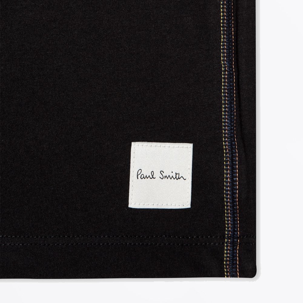 - Cotton Crew Neck T-Shirt - Black