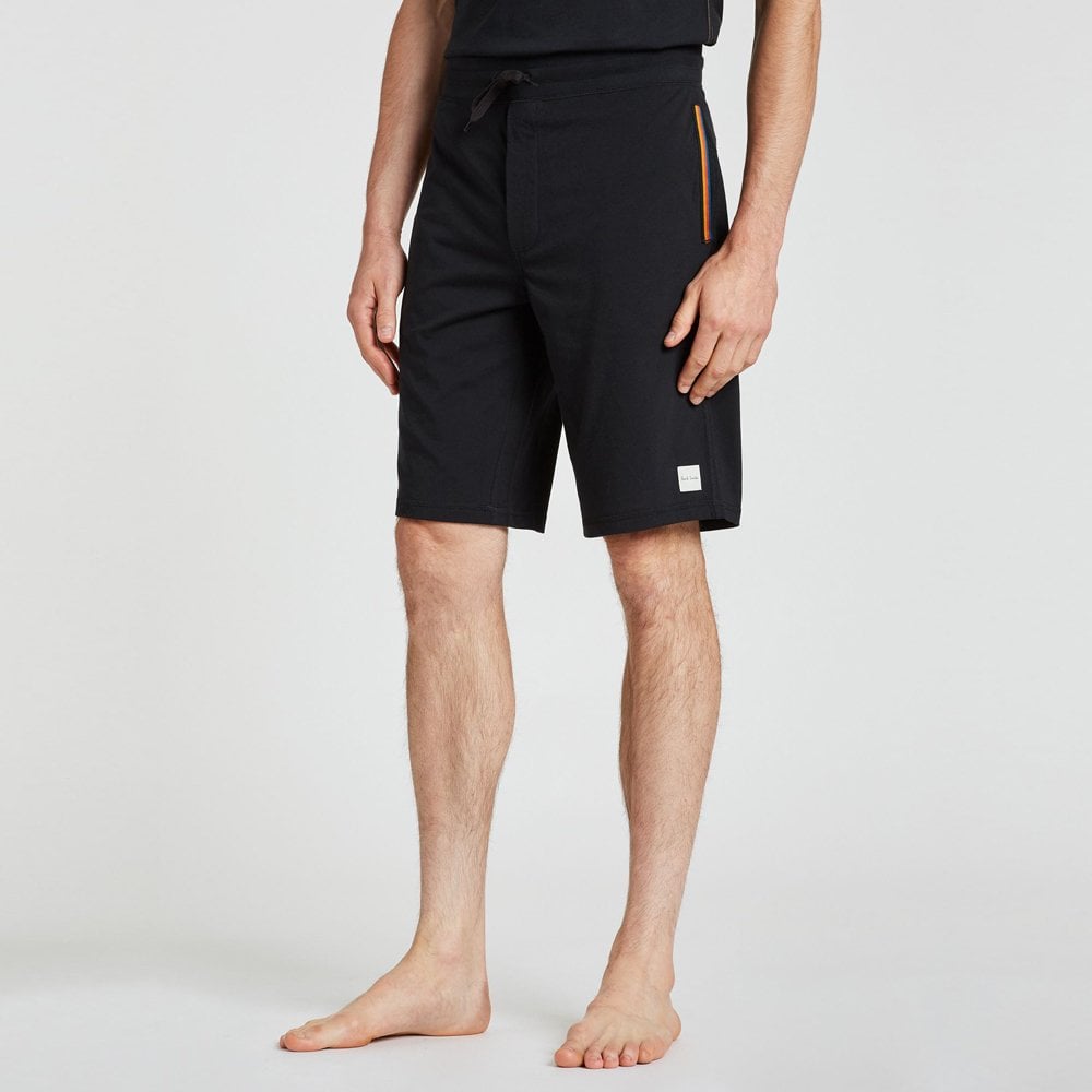 Jersey Cotton Lounge Shorts - Black