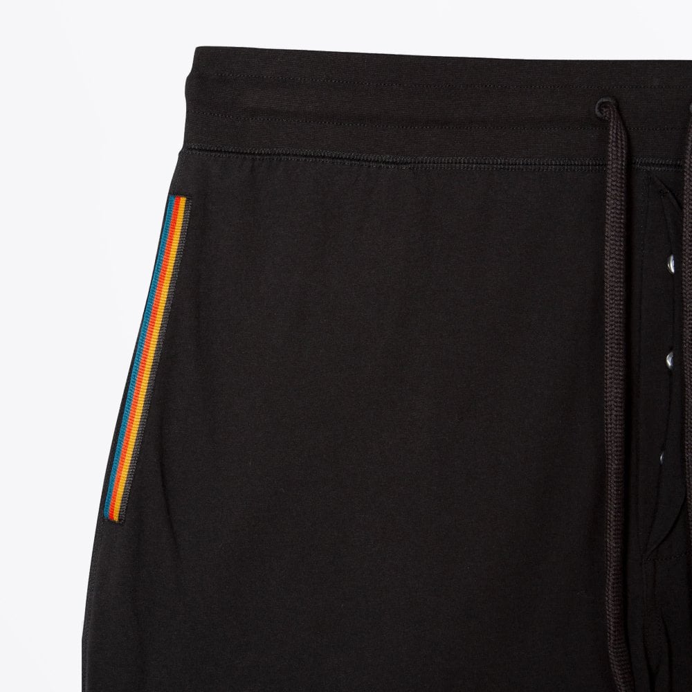 Paul Jersey Cotton Lounge Shorts - Black