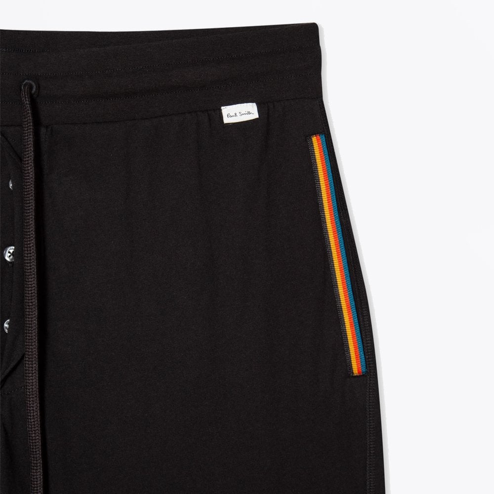 - Cotton Jersey Lounge Pants - Black