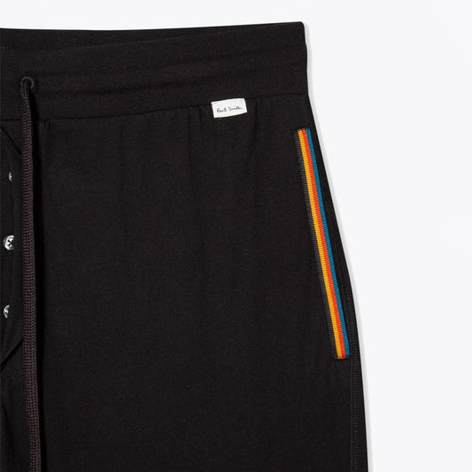 - Cotton Jersey Lounge Pants - Black