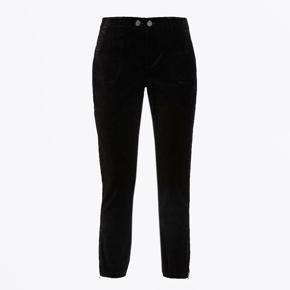Paige Mayslie - Velvet Joggers - Black