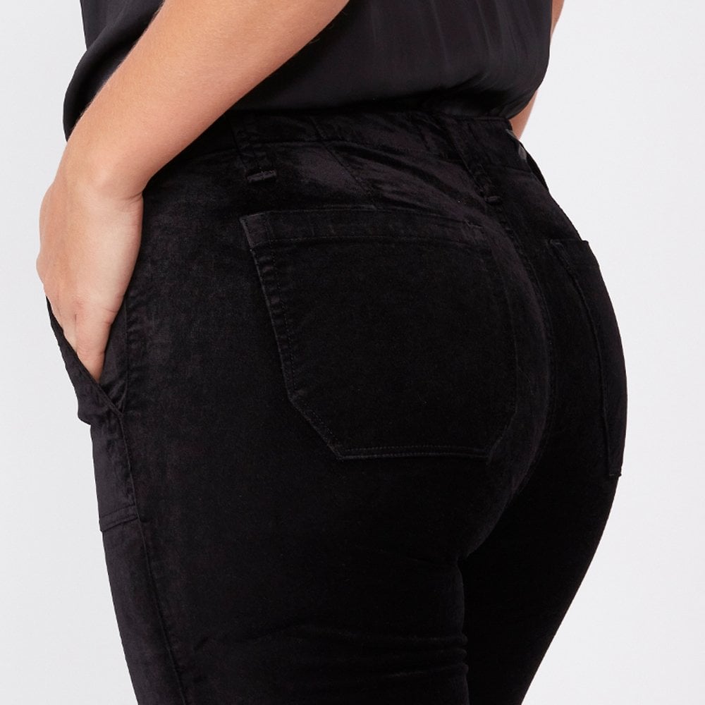 Paige Mayslie - Velvet Joggers - Black