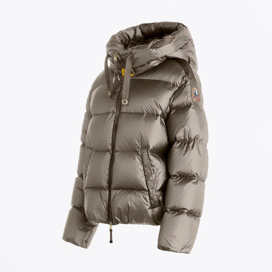 - Tilly - Bomber Puffer Jacket - Silver/Grey